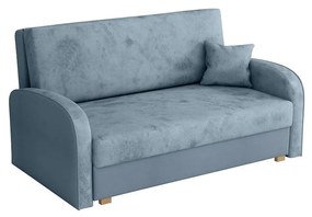 Rozkladacia pohovka Carivia Soft III (modrá) (s úl. priestorom). Vlastná spoľahlivá doprava až k Vám domov. 1122006