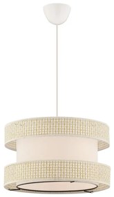 Luster na lanku HALO 1xE27/60W/230V krémový