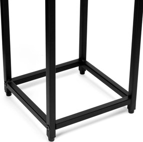 Kvetinový stojan ARBEN 40 cm dub / čierny