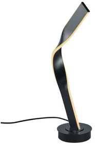 Čierna LED stolová lampa s kovovým tienidlom (výška 64,5 cm) Cicenza – CINQUE