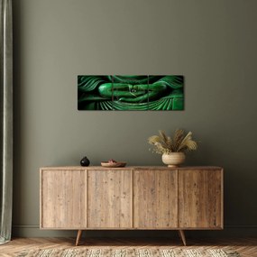Obraz - Ruka Budhu (s hodinami) (90x30 cm)