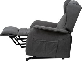 Polohovacie kreslo sivé, elektrické TV-1190 GREY2
