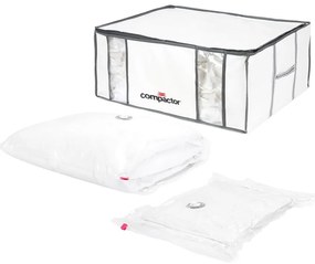 Vákuový/vystužený látkový úložný box na oblečenie 65x45x26,5 cm Life – Compactor