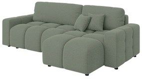 Svetlozelená rozkladacia rohová pohovka (variabilná) Luki – Ropez