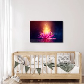 Obraz lekna na vode (90x60 cm)