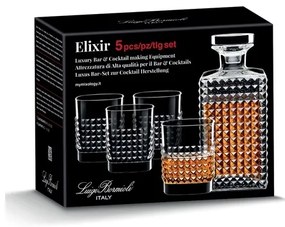 Luigi Bormioli ELIXIR whisky set (1 + 4)