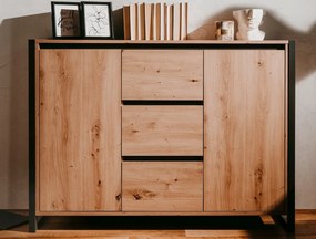 Komoda so zásuvkami Denver, dub artisan/antracit