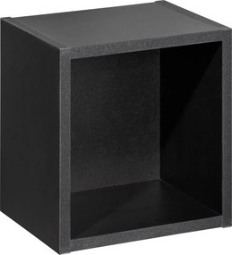 Comad Kúpeľňová skrinka závesná horná Nova Black 26 čierna