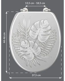 Záchodová doska 37,5 x 46 cm Amber – douceur d'intérieur