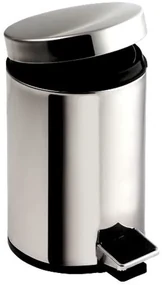 Aqualine Aqualine, SIMPLE LINE odpadkový koš guľatý 20l, leštená nerez, 27120