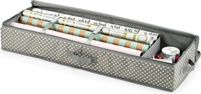 Zeller Present 2. akosť - Organizér na baliaci papier a potreby, úložný box na zips, GIFTWRAP