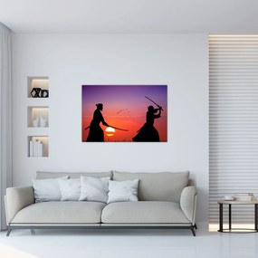 Obraz - Samuraji (90x60 cm)