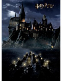 Detská fototapeta Harry Potter Hogwarts Night 182 x 252 cm, 4 diely