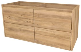 Mereo, Mereo Opto, kúpeľňová skrinka 121 cm, Multidecor, Orech Pacifik prírodný, MER-CN993SOPP2