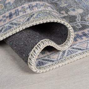 Zelený umývateľný koberec s prímesou recyklovaných vlákien 120x170 cm Windsor – Flair Rugs