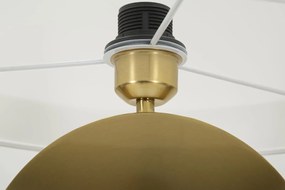 Stojacia lampa Coiny 151 cm biela/zlatá
