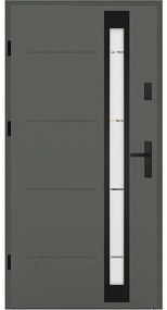 Dvere vchodové Minorka 90L antracit