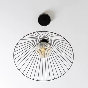 Brilagi - LED závesné svietidlo na lanku CERIA WIRE 1xE27/40W/230V pr. 45 cm čierne