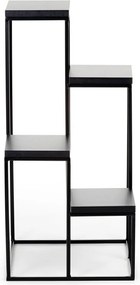 STOJAN NA KVETINÁČ KASKADA 70X40X40 CM ČIERNA