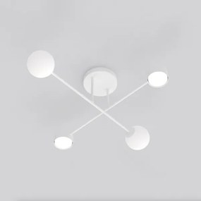 Prisadený luster HOLON 2xG9/8W/230V + 2xGX53/12W biela