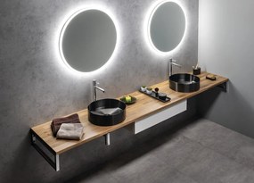 Sapho Sapho, VISO LED podsvietené guľaté zrkadlo, priemer 70cm, VS070