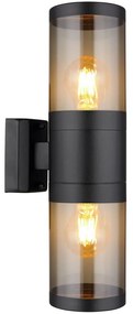 Globo 32014-2BS - Vonkajšie nástenné svietidlo XELOO 2xE27/60W/230V IP44