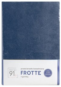 FROTÉ PRESTIERADLO 180X200 CM, VÝŠKA 20 CM TMAVOMODRÉ