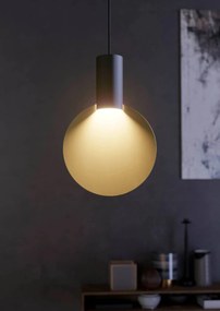 EGLO Moderné závesné LED osvetlenie SARONA, 1x4, 5W, teplá biela, čierne, zlaté