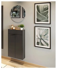 Antracitovosivá/v prírodnej farbe predsieňová zostava Ameca – Germania