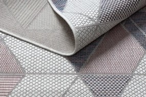 Koberec SIZAL SION Geometric 3006 ecru/rúž