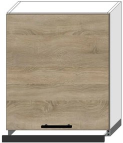 Skrinka do kuchyne Bono W60/68 Slim Pl s Digestor striebro D