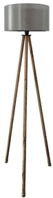 Asir Stojacia lampa AYD 1xE27/40W/230V hnedá/šedá AS2747