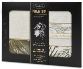 Eva Minge FROTÉ UTERÁK EVA MINGE17 SADA 1KS 30X50 CM, 1KS 50X90 CM, 1KS 70X140 CM KRÉMOVÁ