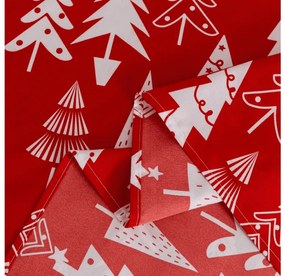 Plachta a obliečka na vankúš CHRISTMAS TREES Rozmer: 50 x 70 cm | 140 x 240 cm