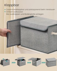 Set stohovateľných boxov RFB050GD01 (3 ks)