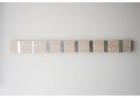 Nástenný vešiak z dubového dreva v prírodnej farbe Confetti – Rowico