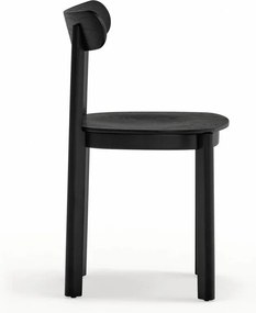 Čierna jedálenská stolička v dekore jaseňa Nara – Teulat