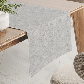 Biante Dekoračný behúň na stôl PML-118 Sivá režná 20x120 cm