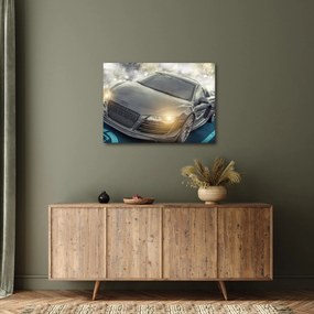 Obraz auta Audi - sivé (70x50 cm)