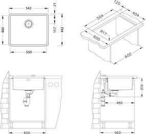 KOMBINO 50 SAT U 500x400x195 F
