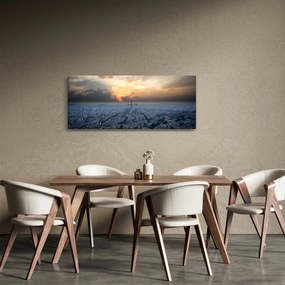 Obraz - Paríž z výšky (120x50 cm)