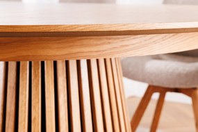 Rozťahovací jedálenský stôl Ali Wood 120-160-200 cm prírodný dub