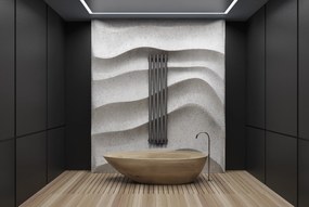 Regnis Lazur LA, vykurovacie teleso 540x1600mm so stredovým pripojením 50mm, 1048W, biela matná, LAZURLA/1600/540/D5/WHITE