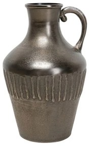 Uria váza strieborno-sivá 55 cm