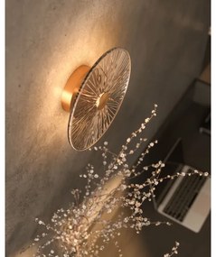 MAXLIGHT W0356 - LED Nástenné svietidlo ALLURE LED/5W/230V pr. 28 cm zlatá/číra