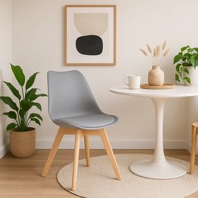 PROXIMA.store - Čalúnená jedálenska stolička SCANDI FARBA: Siva