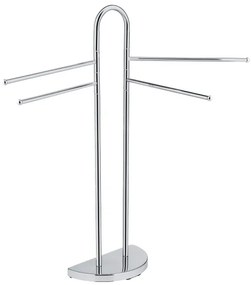 WENKO 16610100 - Stojan na uteráky COSENZA 33x93,5 cm lesklý chróm