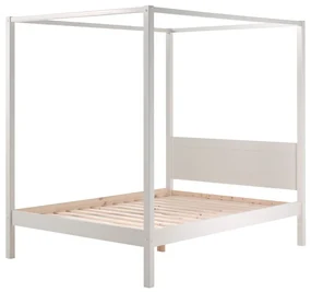 Biela detská posteľ 140x200 cm PINO CANOPY – Vipack