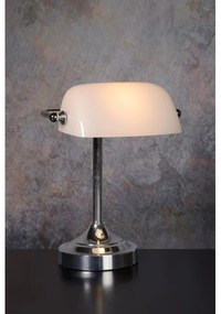 Lucide 17504/01/11 - Stolná lampa BANKER 1xE14/40W/230V