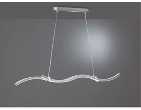 Reality - LED Luster na lanku WAVE LED/16W/230V + LED/9W